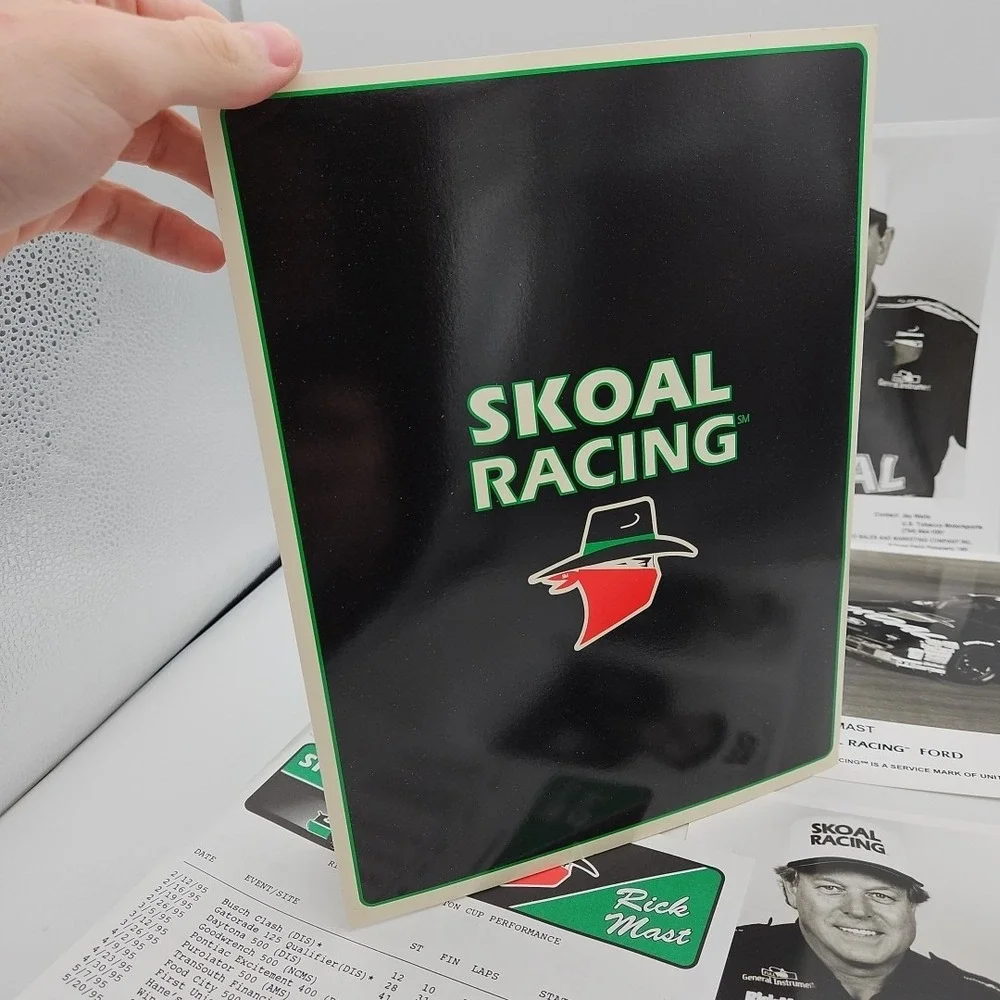 Vintage Nascar Press Kit Skoal Racing Rick Mast Media‎ Guide #1 1995